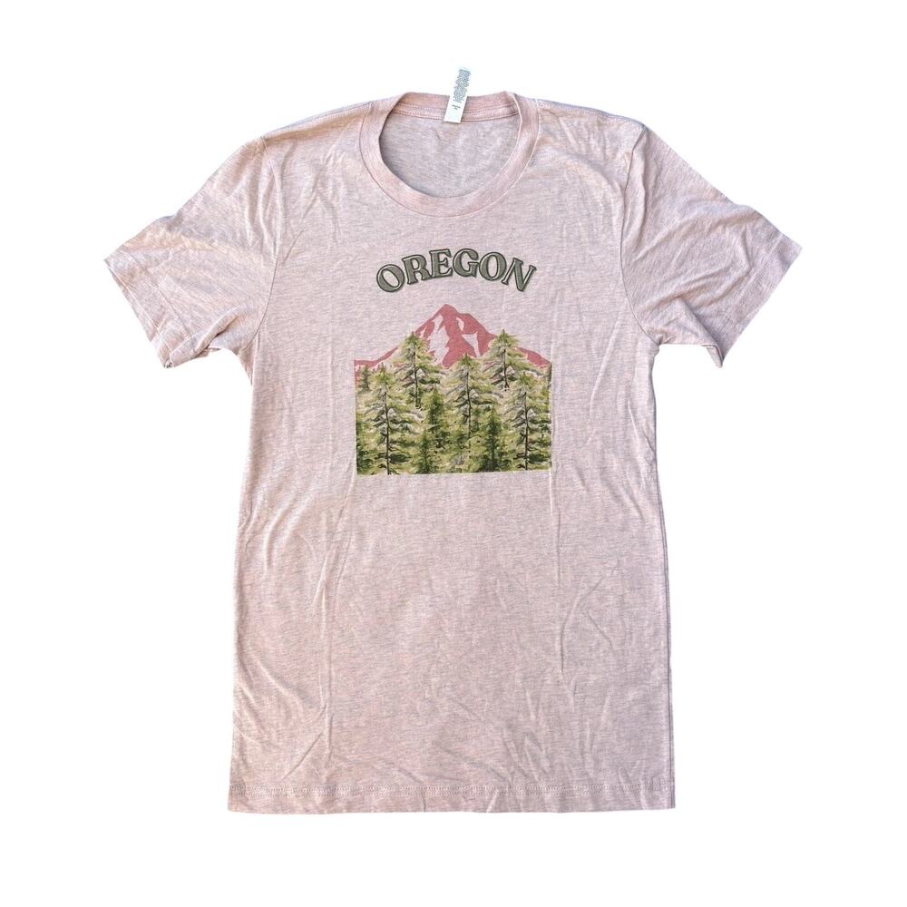Oregon Retro Tee Women’s Size Small Mountains Tee Shirt